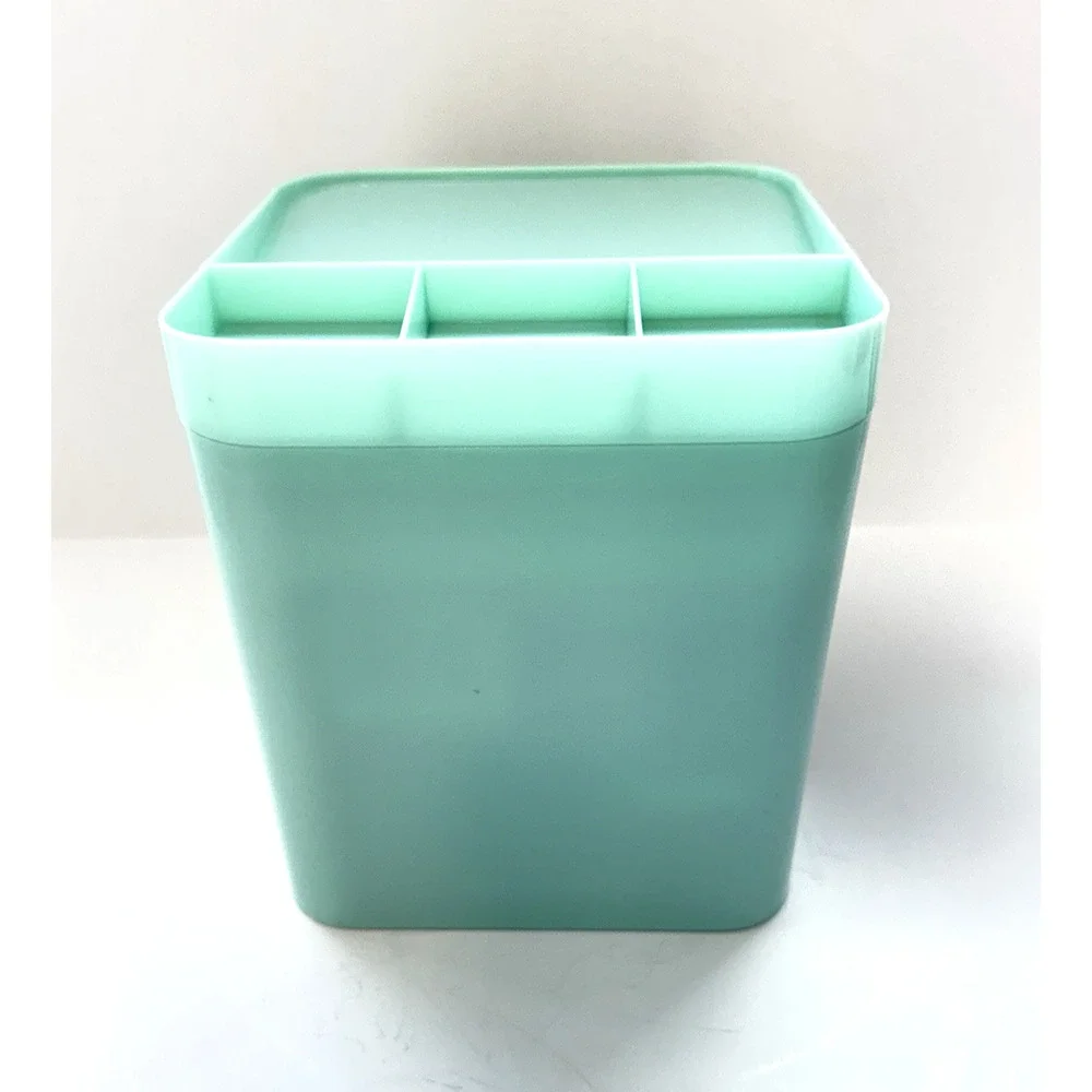 Novelty Skirt Tissue Box Cover Pinup Girl Mint Green Storage Top Vintage Style